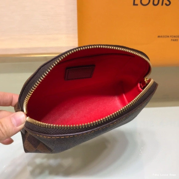 Fake Louis Bags VUITTON POUCH COSMETIC LOUIS 0802
